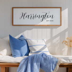 Eigener Nachname Drucken neuer Zuhause-Eigentümer  Poster