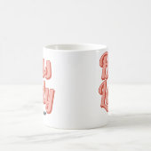 Eigener Name der Boss Lady Retro Kaffeetasse (Mittel)
