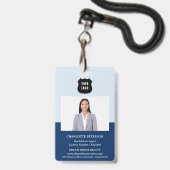 Eigener Name des Anwesens Ausweis (Front with Lanyard)