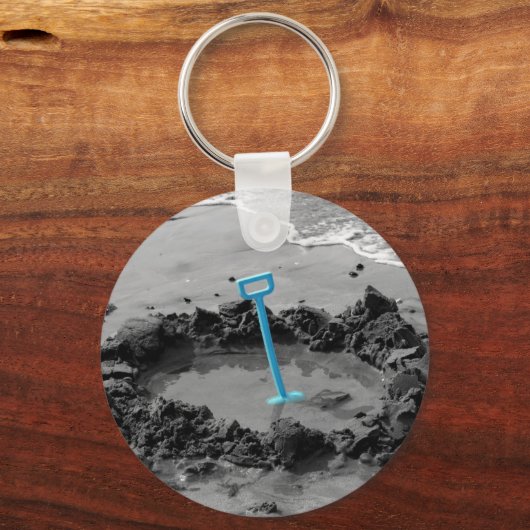 eigener Pool Schlüsselanhänger (Vorderseite)