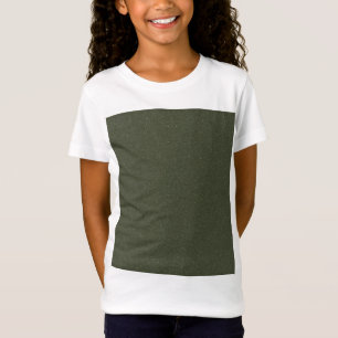 Eigener T - Shirt für Kinder - Moosgrüner Block