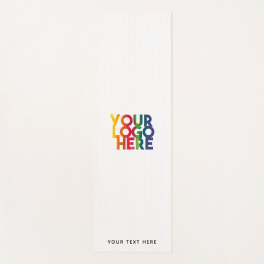 Eigener Text für ein einfaches Unternehmen Yogamatte (Vorderseite)