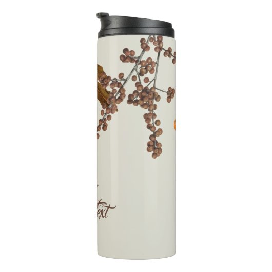 Eigener Text für Herbst-Folien Thermosbecher (Nach rechts gedreht)