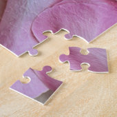 Eigener Text glücklich Muttertag Rosa Rose Romanti Puzzle (Seite)