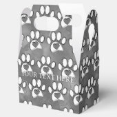 Eigener Text mit weißer Farbe für Wasserfarbe Geschenkschachtel (Geöffnet)