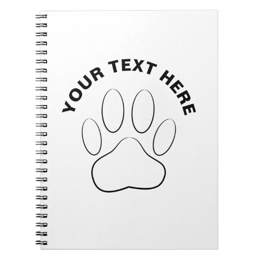 Eigener Text mit weißer Farbe Notizblock (Vorderseite)