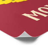 Eigener Text Movie Buff Poster (Ecke)