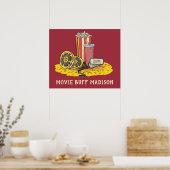 Eigener Text Movie Buff Poster (Küche)