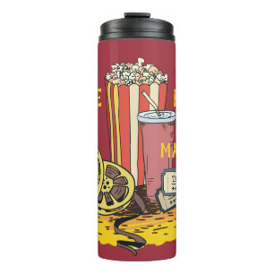Eigener Text Movie Buff Thermosbecher