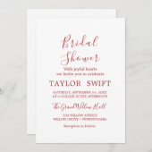 Eigener Text | Personalisiertes Brautparty Einladung (Vorne/Hinten)