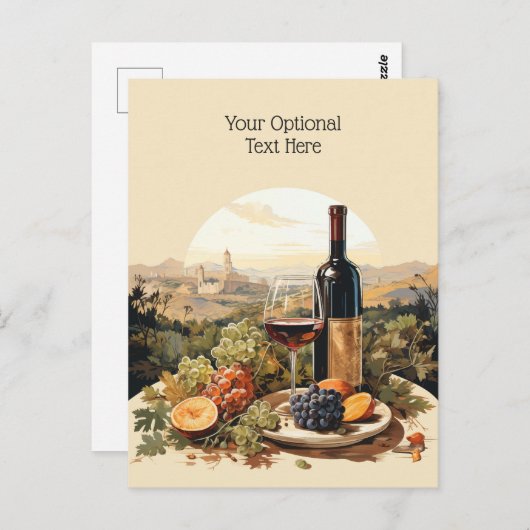 Eigener Text Postkarte (Vorne/Hinten)