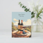 Eigener Text Postkarte (Stehend Vorderseite)