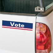 Eigener Text | Rot-Weiß und Blau-Abstimmung Autoaufkleber (Auf Lkw)