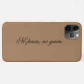 Eigener Text | Sportmotivation | und hellbraun, Case-Mate iPhone Hülle (Rückseite (Horizontal))