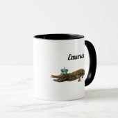 Eigener Text | The Royal Croc | Jewel Alligator Tasse (VorderseiteRechts)