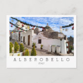 Eigener Text, Trulli Häuser in Alberobello Postkarte (Vorderseite)