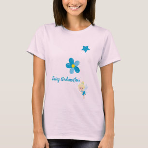 Eigener Text und Blume für die Fairy Godmets T - S T-Shirt
