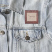 Eigener Text von Burgund Wein Grapevine Button (Beispiel)