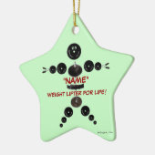 Eigener Weihnachtsweich Keramik Ornament (Links)