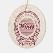 Eigener Weinname Weihnachtsschmuck (Links)