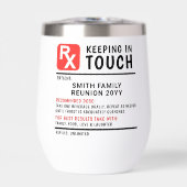 Eigener Wiedersehen-Text der Funny Wine Prescripti (Vorderseite)