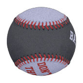 Eigener Witz lässt den Ball-Vater nicht fallen Baseball (Rückseite)