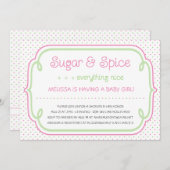 Eigener Zucker- und Gewürzsäckner Einladung (Vorne/Hinten)