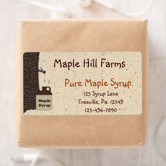 Eigenes Ahornsirup-Firmenzeichen (Insitu)