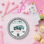 Eigenes Alter nicht alt, aber klassisch Auto sonni Pappteller (Party)