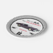 Eigenes Alter nicht alt, aber klassisch Auto sonni Pappteller (Schrägansicht)