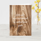 Eigenes Angebot hinzufügen - Holzkörner Karte (Gelbe Blume)