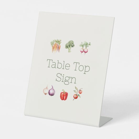 Eigenes Baby-Duschzeichen Sockelschild (Vorderseite)