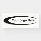 Eigenes Banner in Weiß - eigene Farbe (Horizontal)