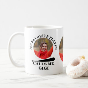 Eigenes Baseball-Foto mein Lieblings-Baseball Kaffeetasse