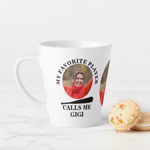 Eigenes Baseball-Foto mein Lieblings-Baseball Milchtasse