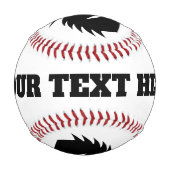 Eigenes Baseballgeschenk mit doppeltem Drachenkopf Baseball (Rückseite)