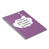 Eigenes, benutzerdefiniertes Farbnotebook Notizblock (Rechte Seite)