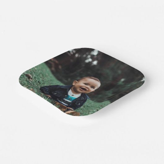 Eigenes benutzerdefiniertes Foto hinzufügen Pappteller (Gewinkelt)