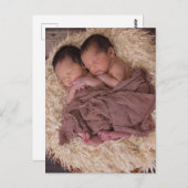 Eigenes benutzerdefiniertes Foto hinzufügen Postkarte (Vorne/Hinten)