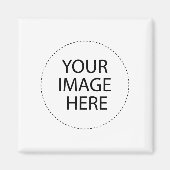 Eigenes Bild oder Text hinzufügen Magnet (Vorne)