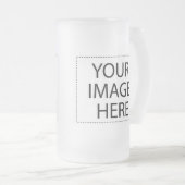 Eigenes Bild oder Text hinzufügen Mattglas Bierglas (VorderseiteRechts)
