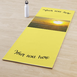 Eigenes Bild & Text auf Yogamatte