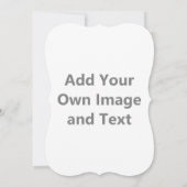 Eigenes Bild und Text hinzufügen Einladung (Rückseite)