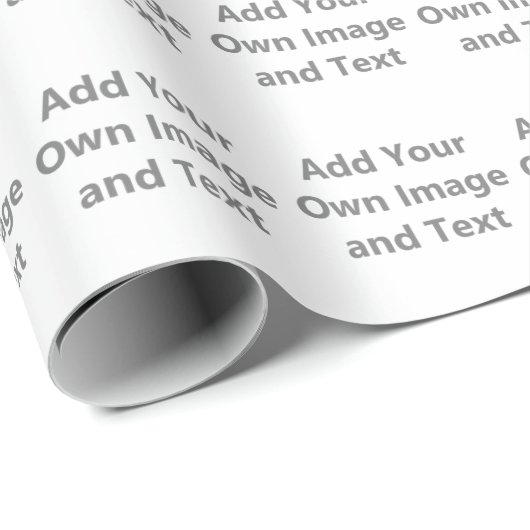 Eigenes Bild und Text hinzufügen Geschenkpapier (Rolleneckpunkt)