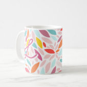 Eigenes botanisches Personalisiertes Geschenk Kaffeetasse (Vorderseite Links)