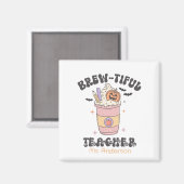 Eigenes Bräunungslehrer Halloween Magnet (Vorderseite/Rückseite)