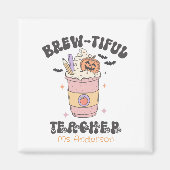 Eigenes Bräunungslehrer Halloween Magnet (Vorne)