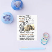 Eigenes Budget Save the Date kundenspezifisches Fo Flyer (Einzeln)