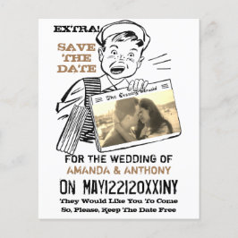 Eigenes Budget Save the Date kundenspezifisches Fo Flyer