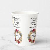 Eigenes Business-LOGO - Feierliche Kleider Pappbecher (Rechts)